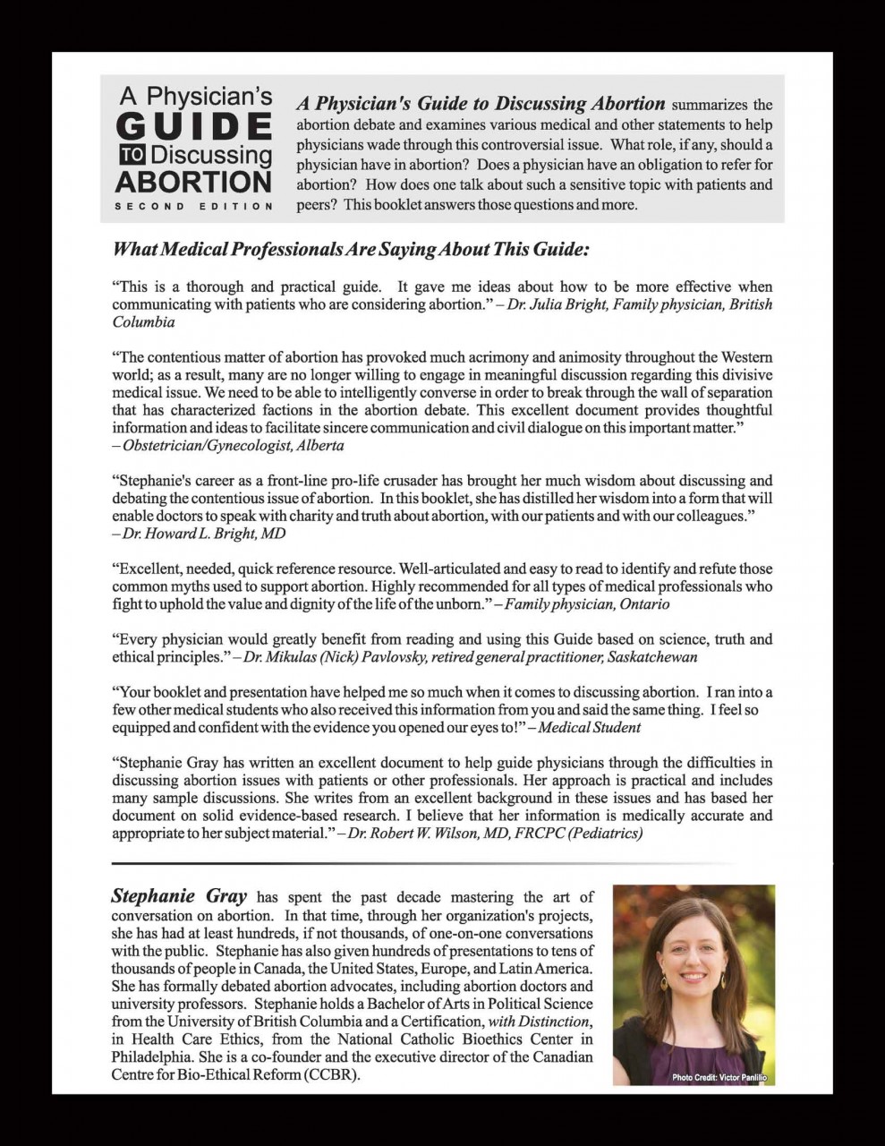 Book - A Physician's Guide to Discussing Abortion