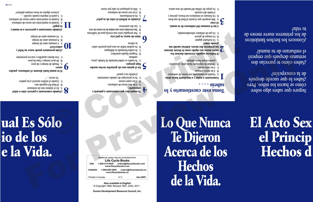 Brochure - Lo Que Nunca te Dijeron Acerca de la Vida