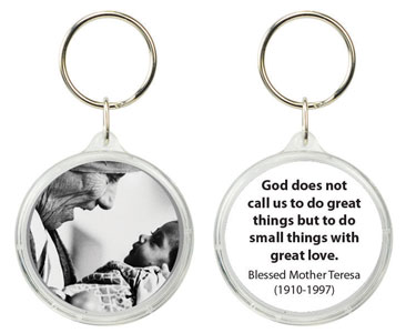 God does not call us to do great things Keychain