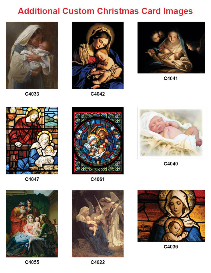 Custom Christmas Cards - Small Size - Image 2