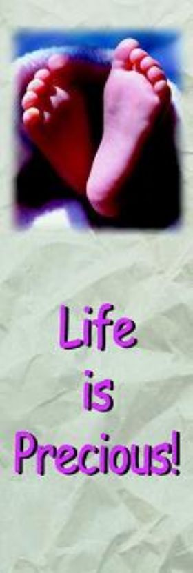 Bookmark - Life Is Precious - Pack of 100