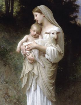Christmas Card - L'Innocence (Madonna & Child) - Pack of 10