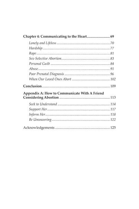 Book - Love Unleashes Life - Table of Contents 2